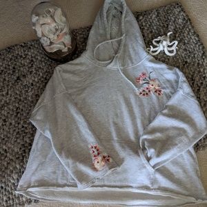 Betsey Johnson Embroidered Hoodie